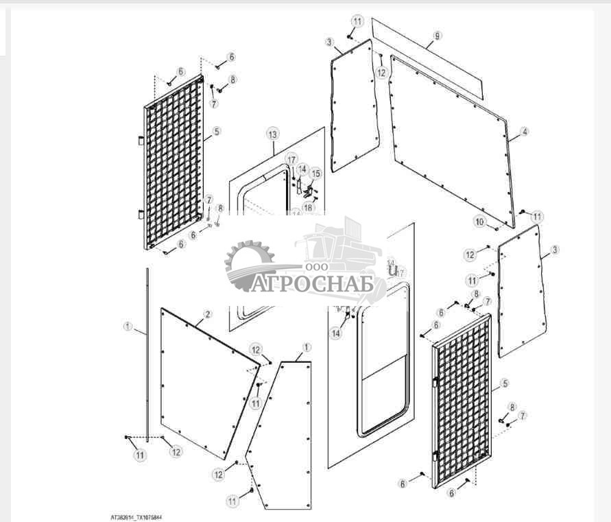 Остекление кабины 